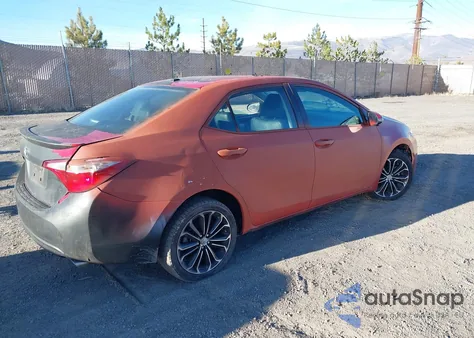 2016 Toyota Corolla S Plus из США, поврежденный, VIN 2T1BURHE8GC639227